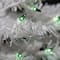 4ft. Pre-Lit White Iridescent Pine Artificial Christmas Tree, Green Lights